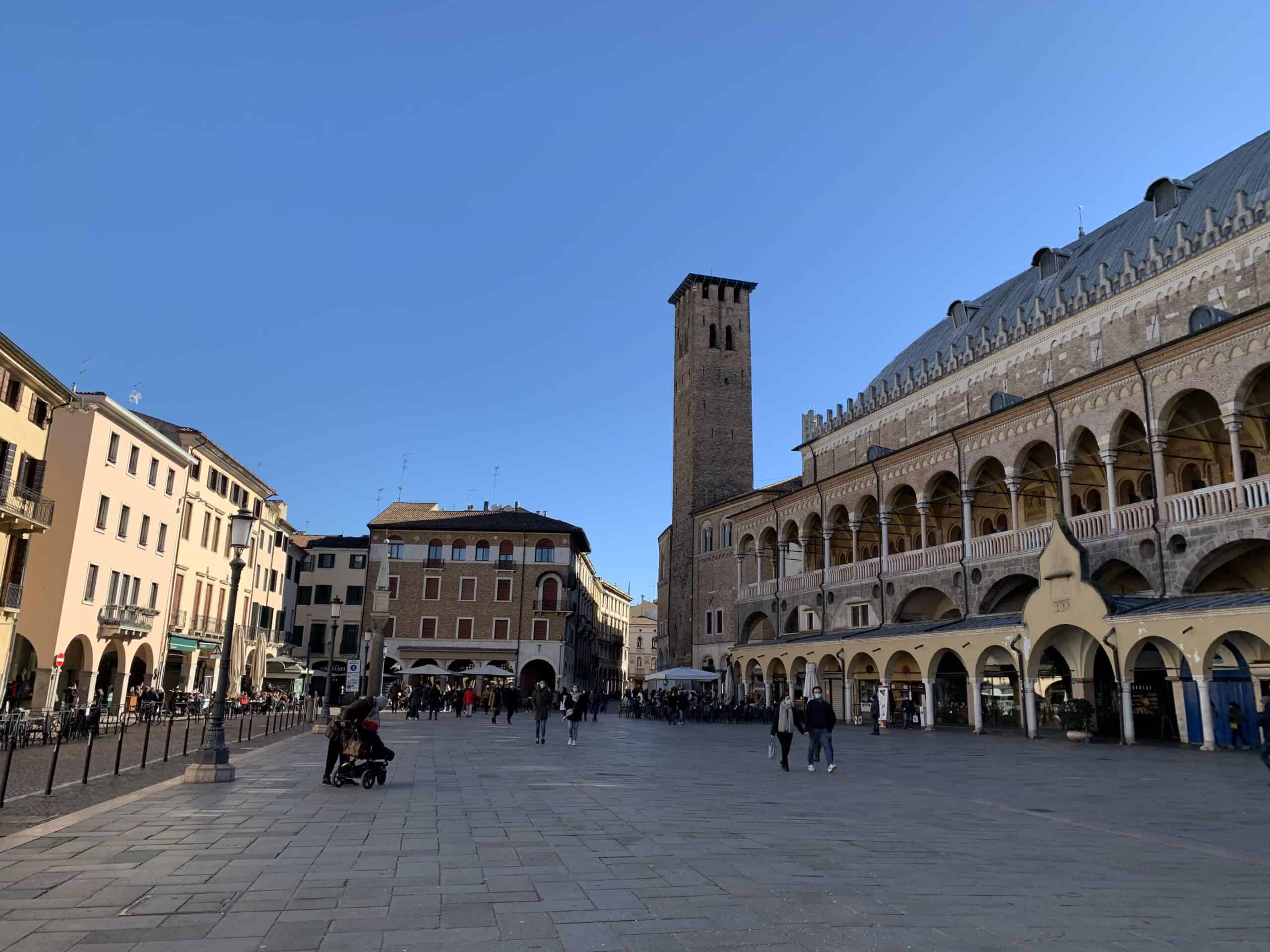 The main squares of Padua