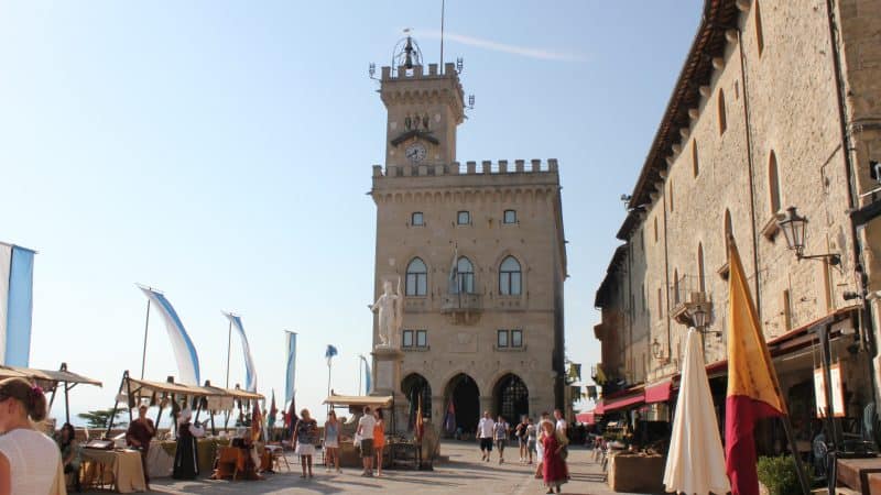 The historic center of the City of San Marino