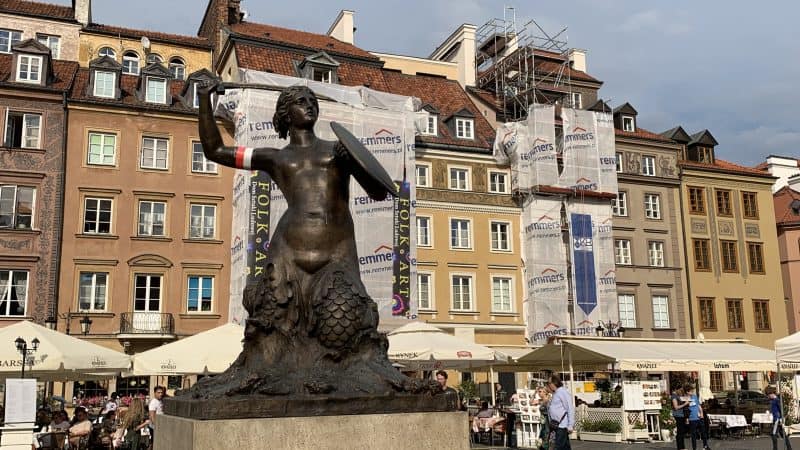 The legend of the Little Mermaid of Warsaw