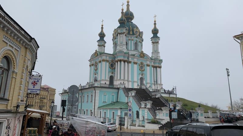 Церковь и спуск Андрея Первозванного — Киев