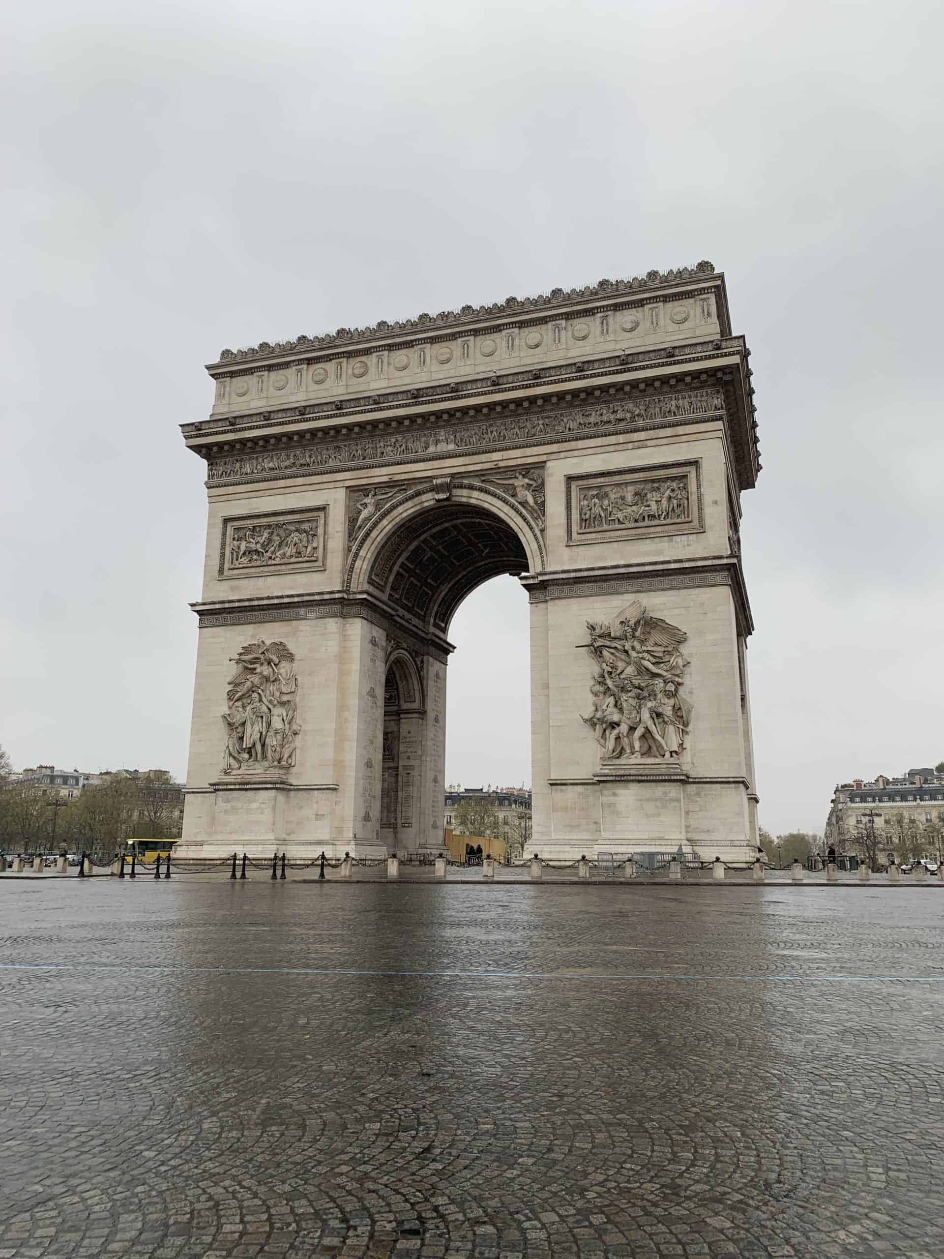 Arc de Triomphe and Champs-Elysées – Paris