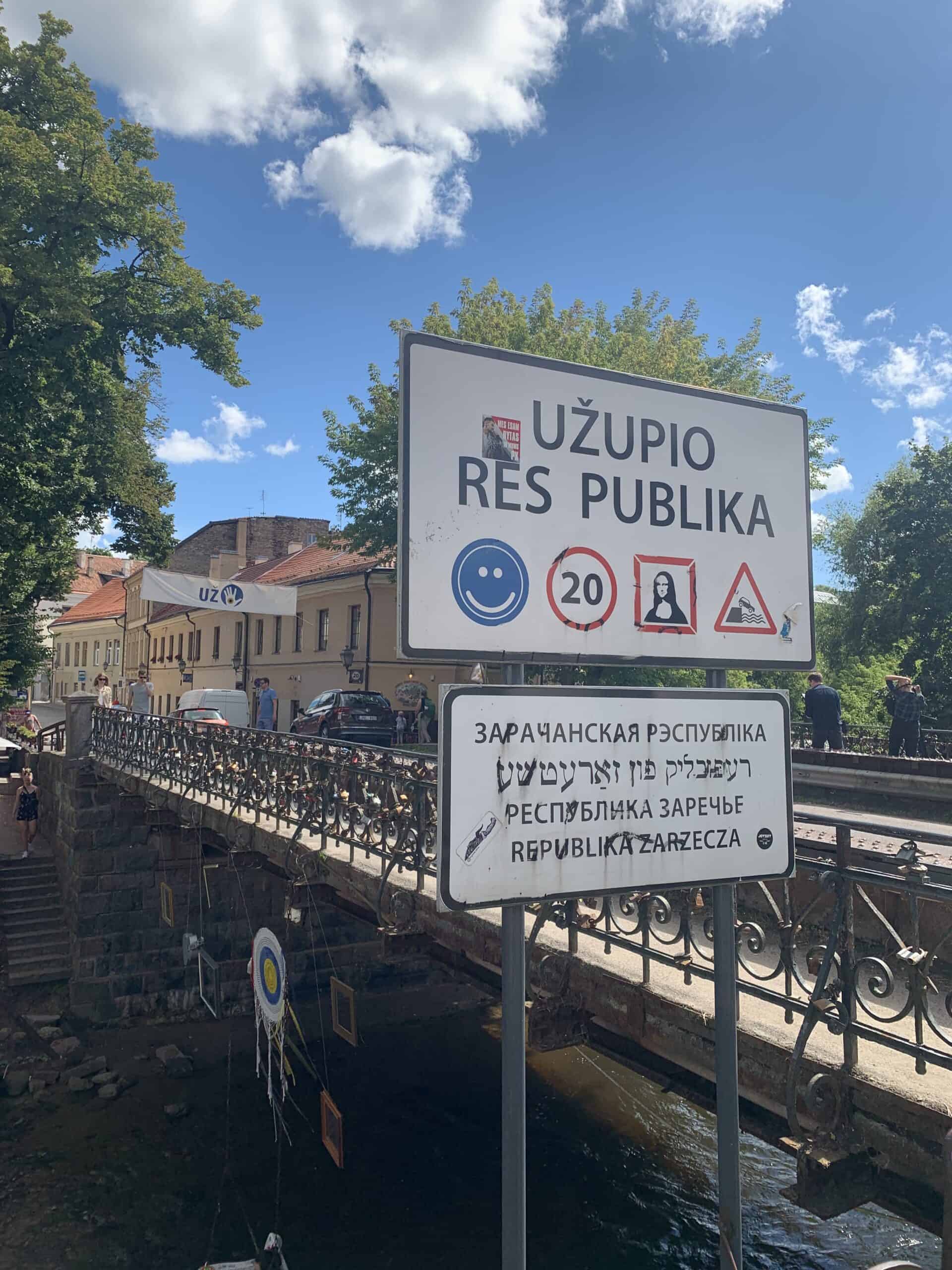 Repubblica di Užupis – Vilnius￼