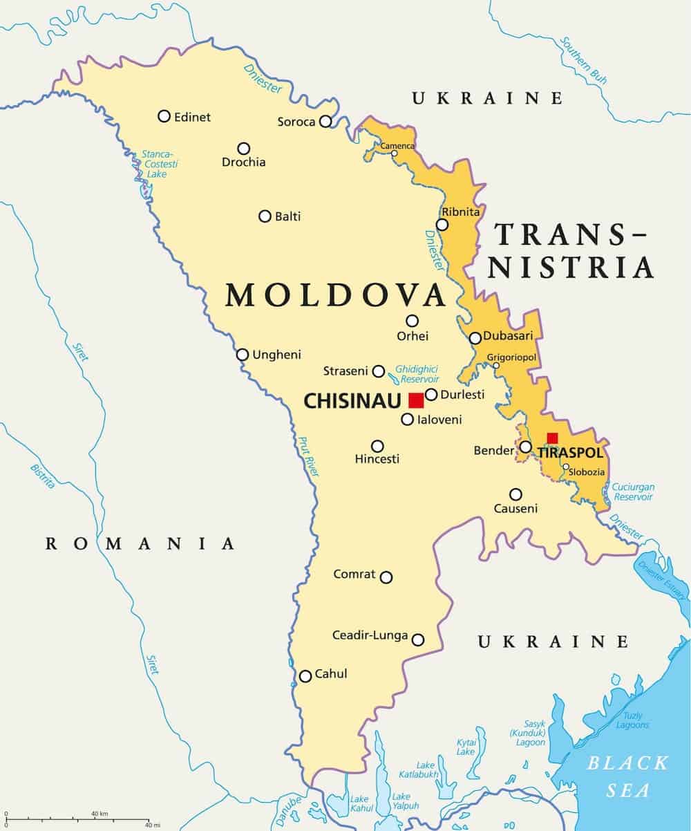 Curiosità sulla Repubblica Moldava di Pridnestrovie